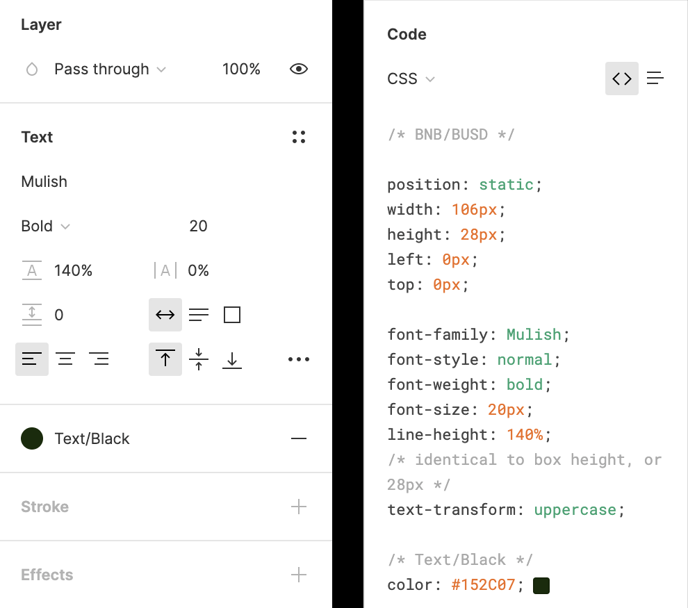 css code